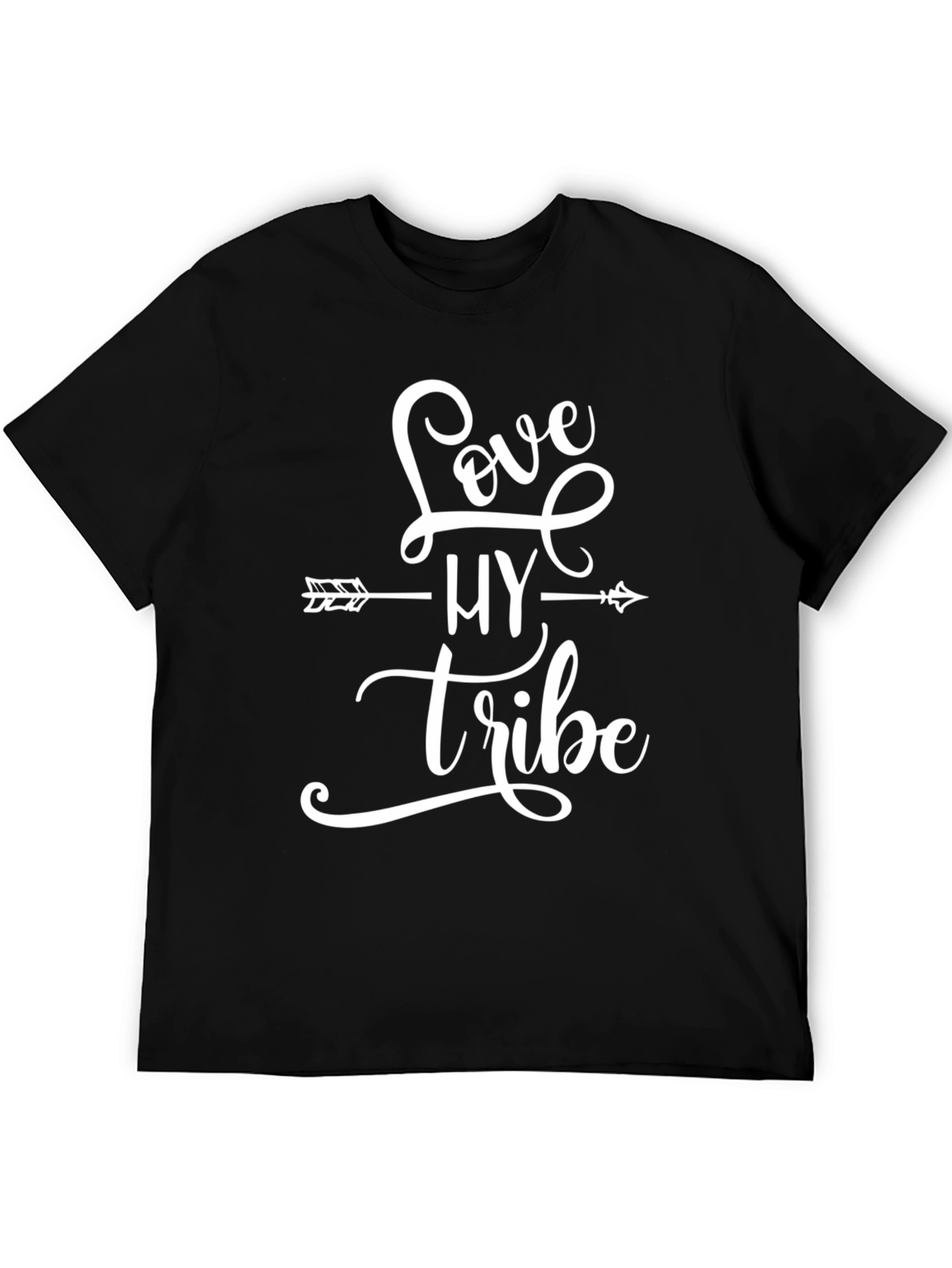 Love My Tribe Graphic T-Shirt - Casual Cotton Tee