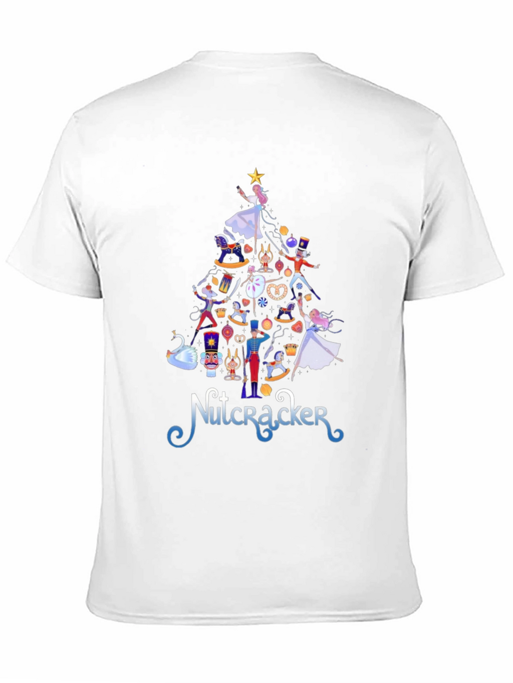Nutcracker Christmas Tree Graphic Tee