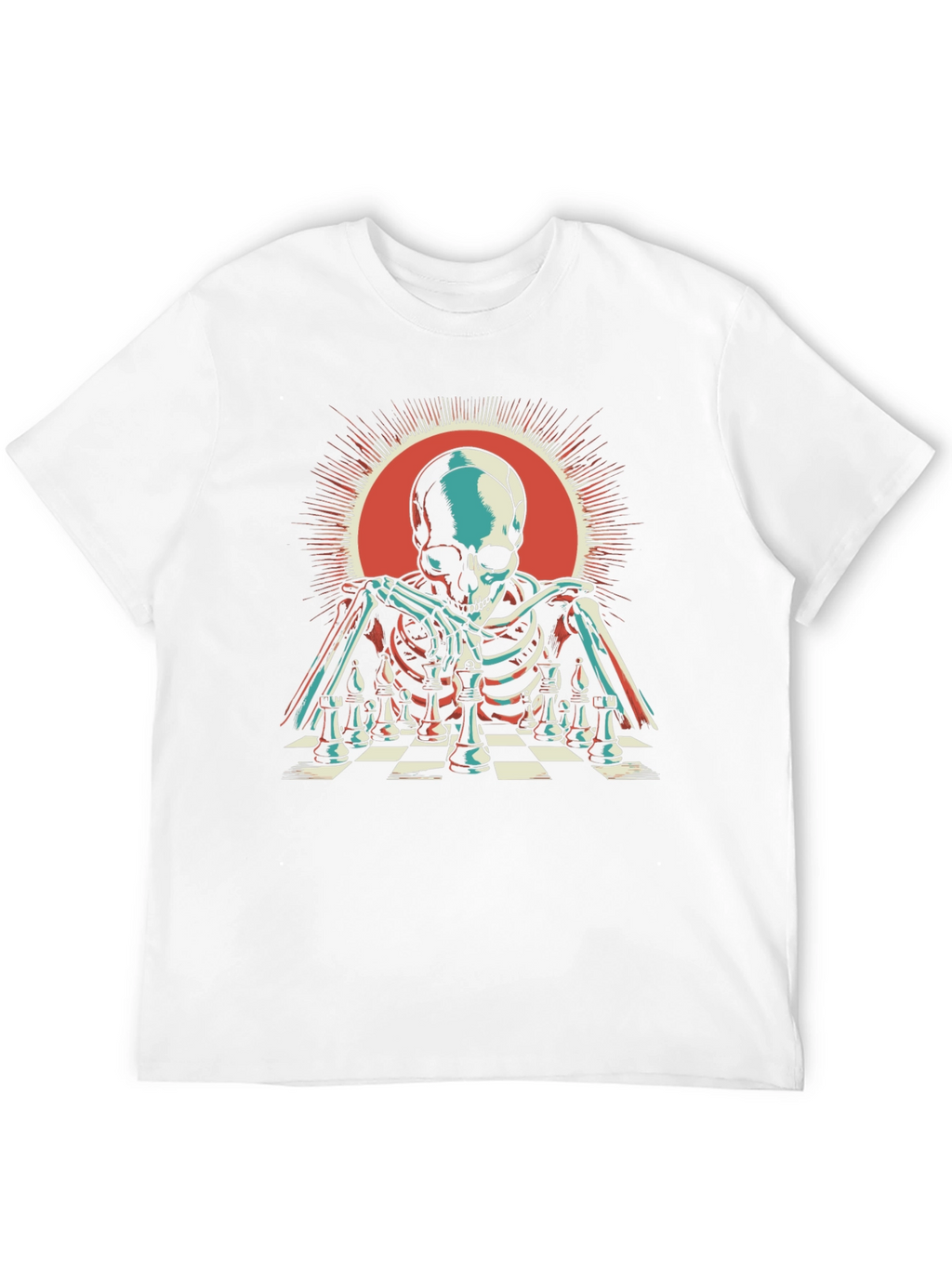 Chess Skeleton Graphic Tee