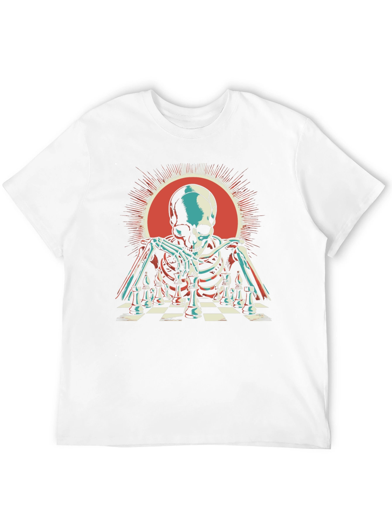 Chess Skeleton Graphic Tee