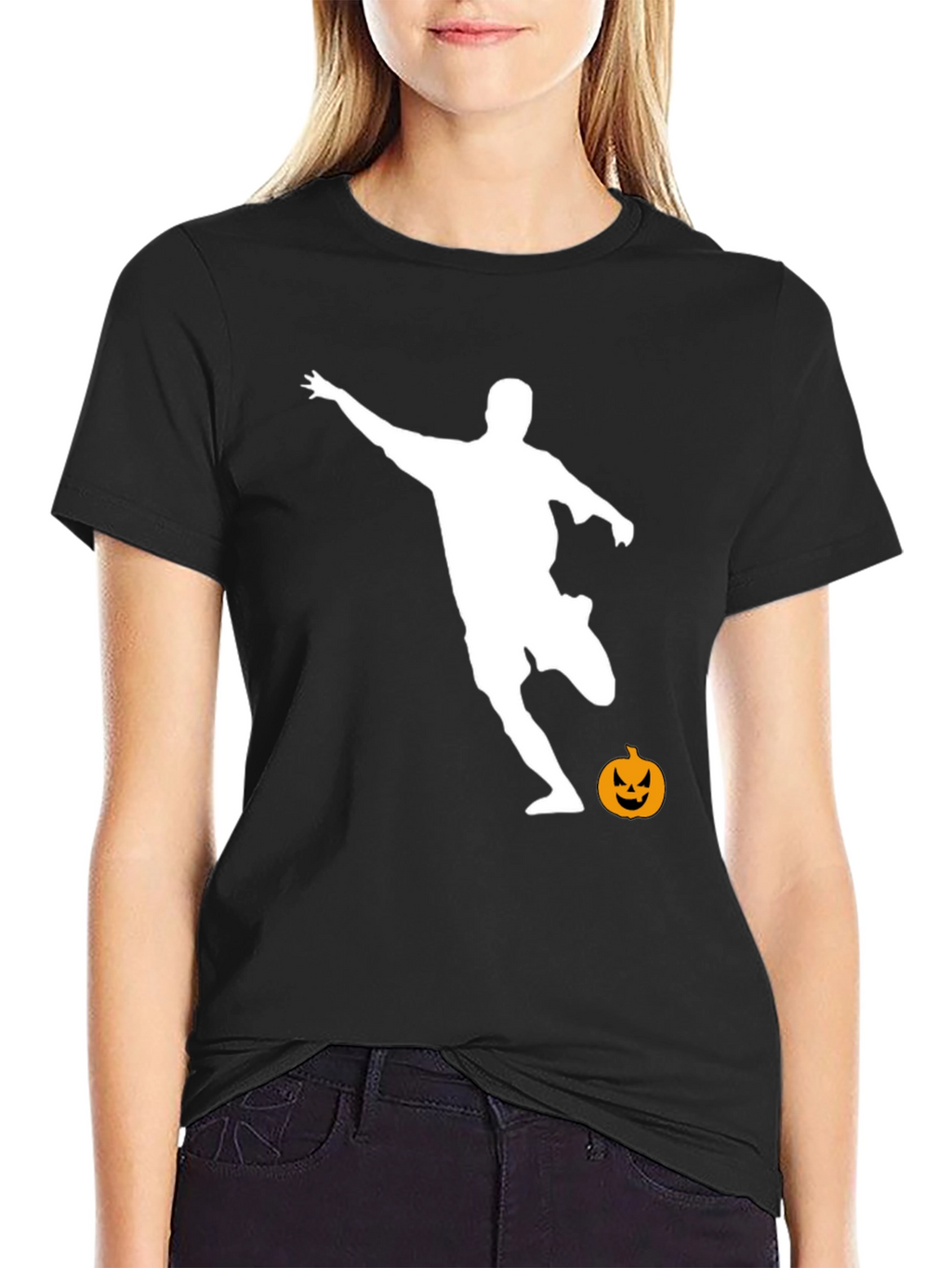 Halloween Soccer Player T-Shirt - Spooky Season