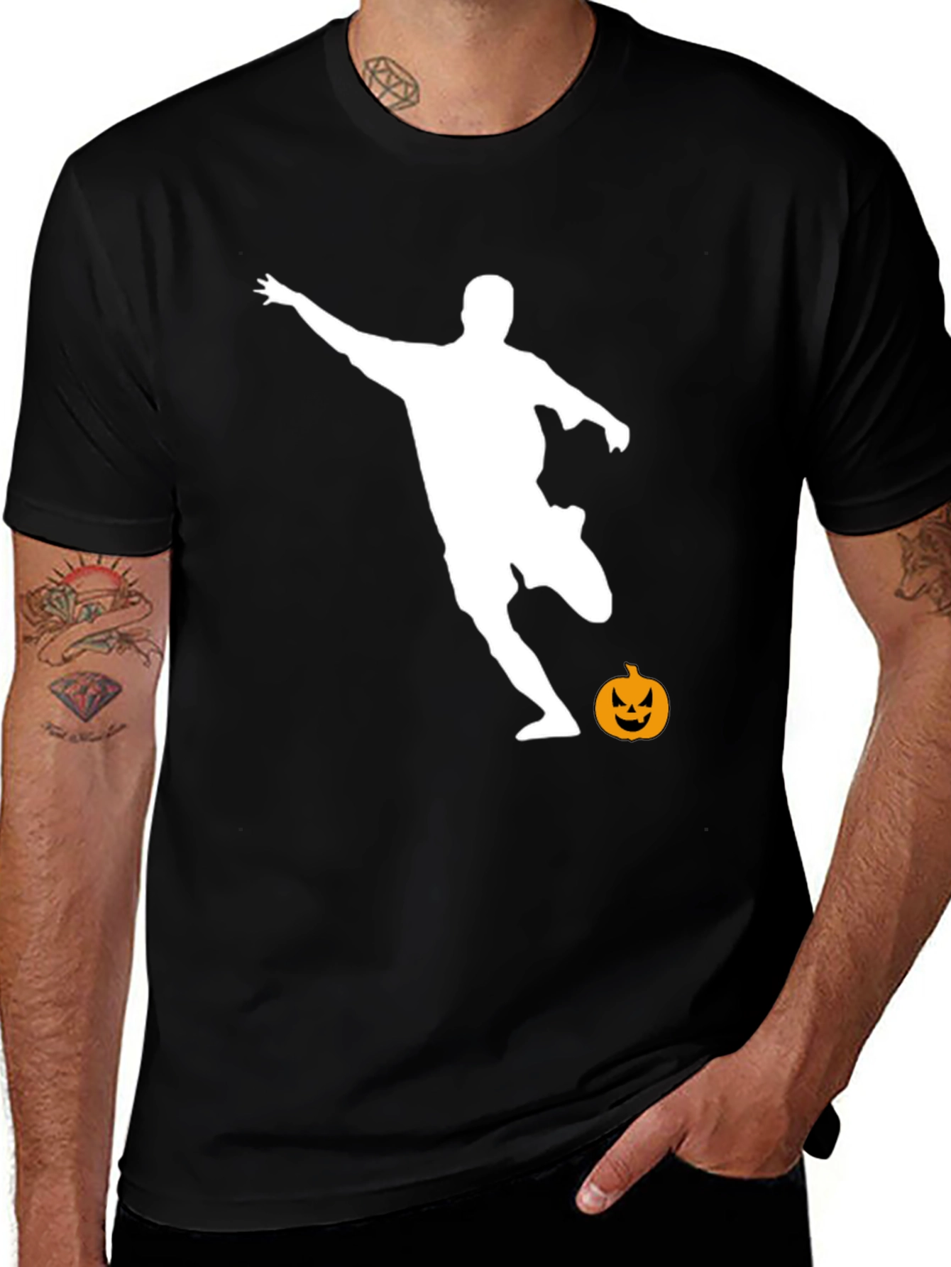 Halloween Soccer Player T-Shirt - Spooky Season