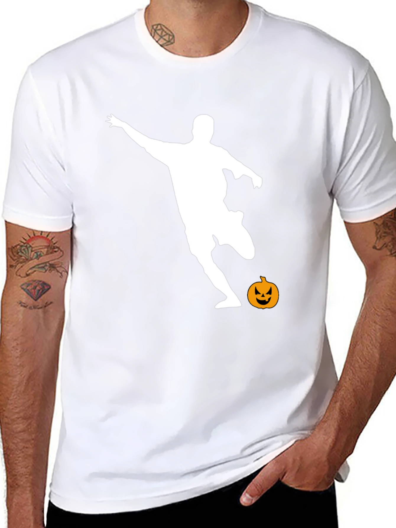 Halloween Soccer Player T-Shirt - Spooky Season