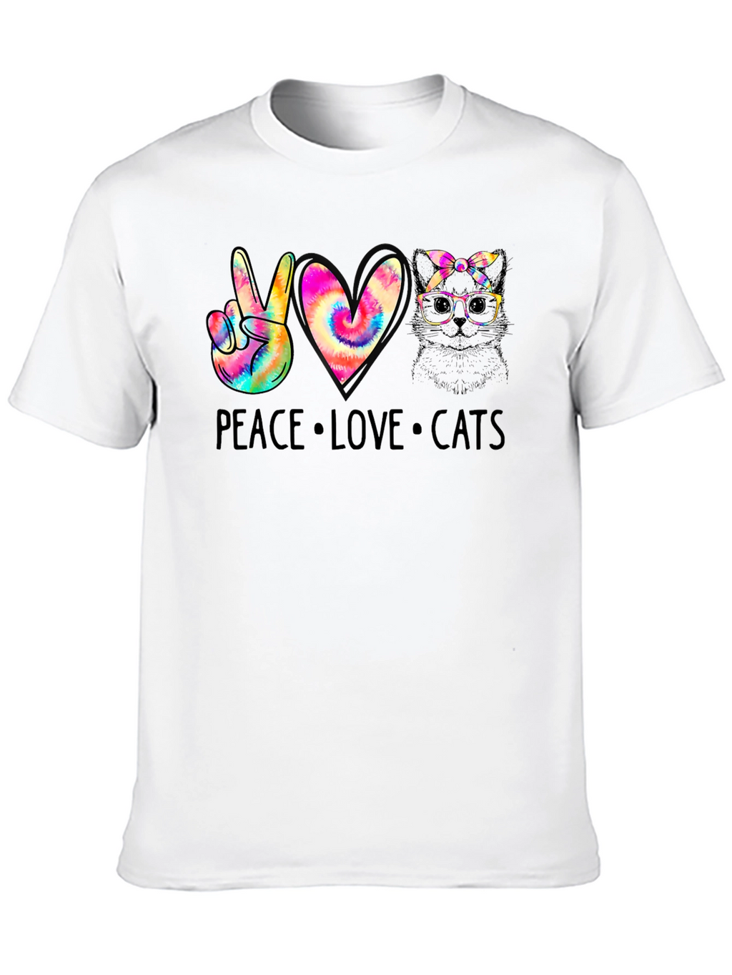 Peace Love Cats T-Shirt