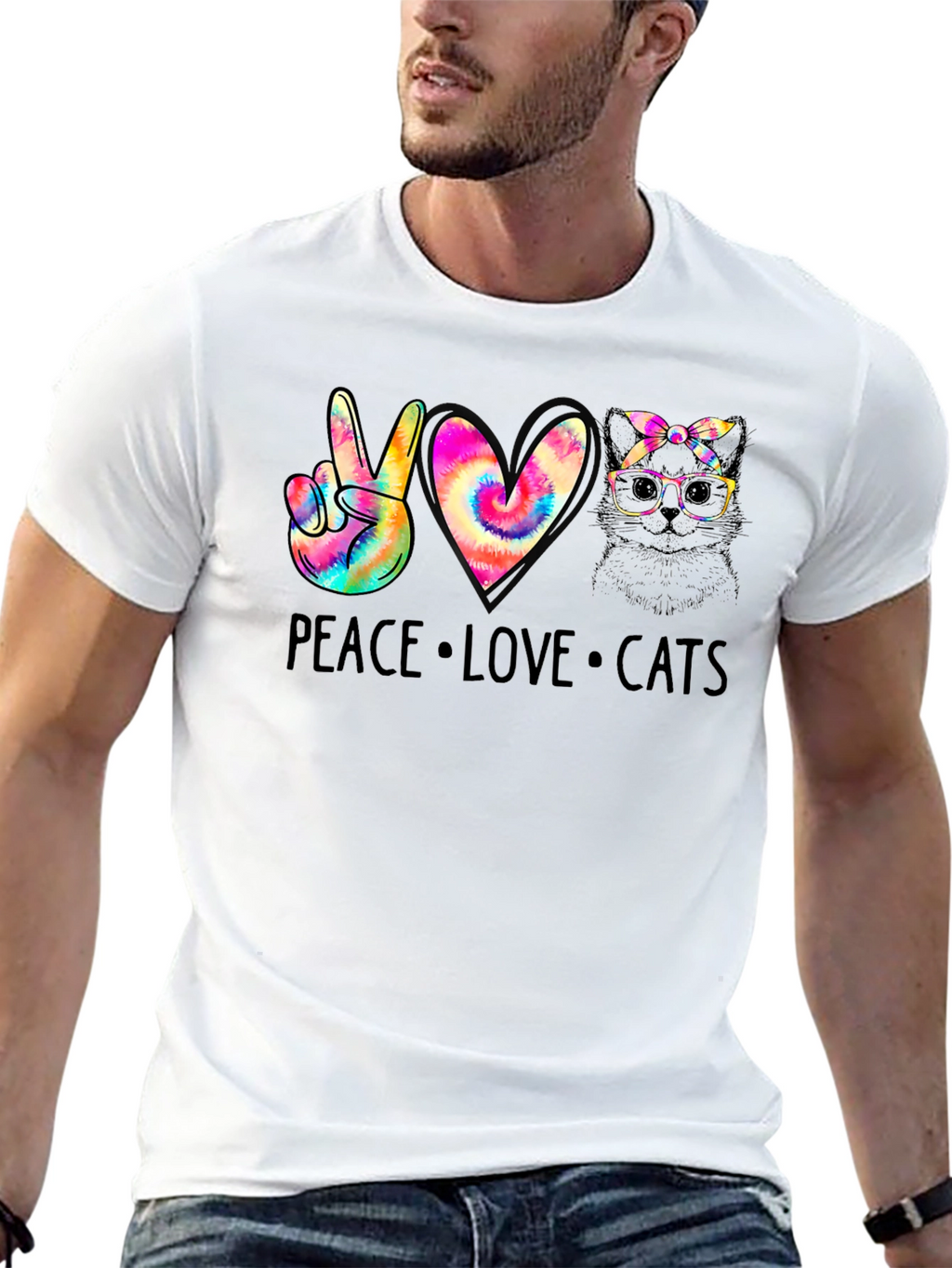 Peace Love Cats T-Shirt