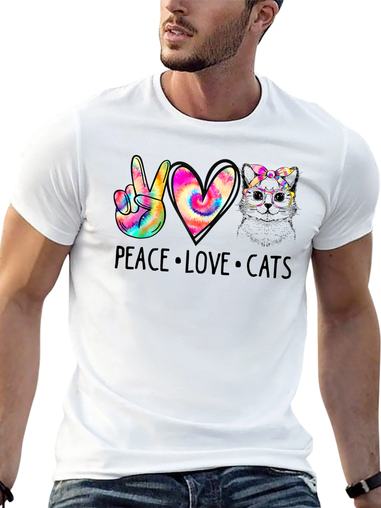 Peace Love Cats T-Shirt
