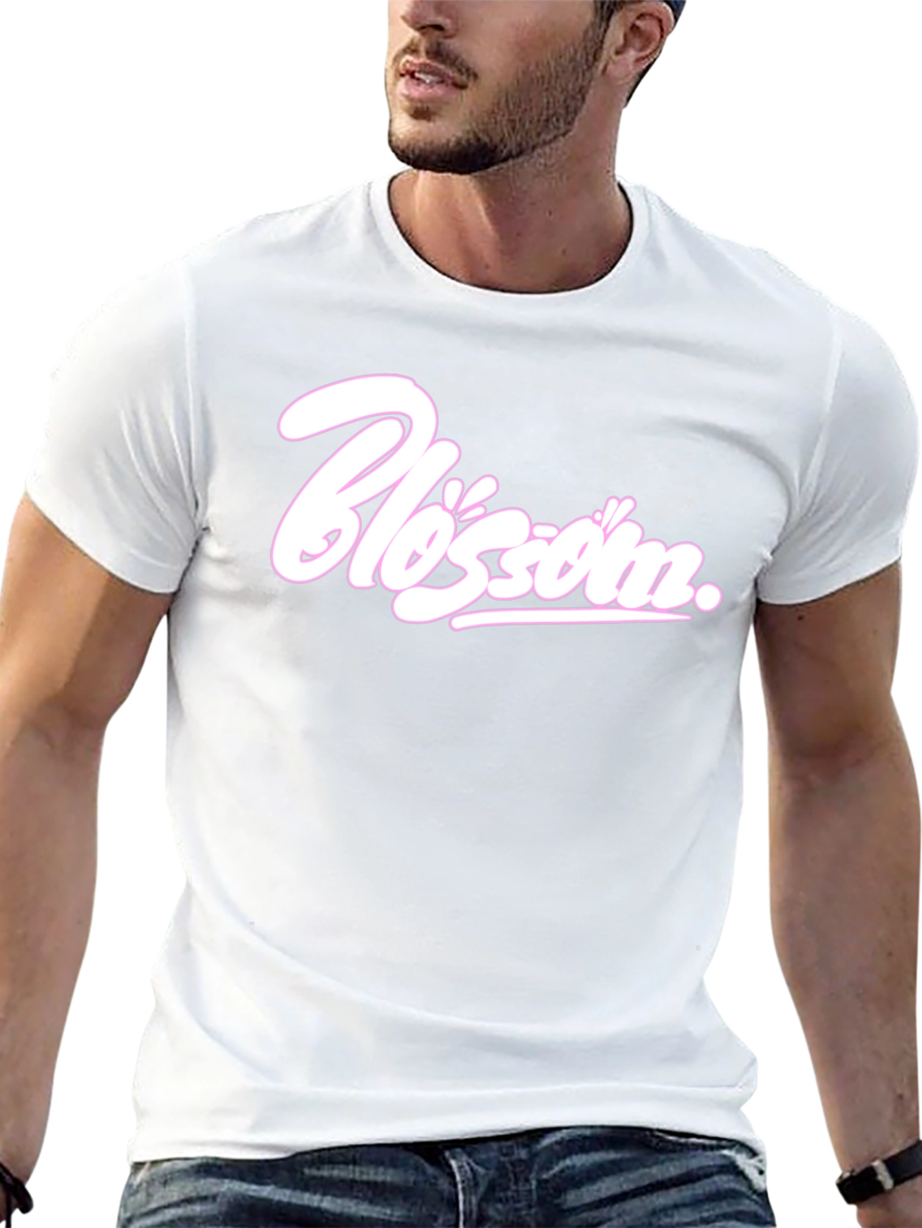 Blossom Graphic Tee - Soft Cotton Casual Wear