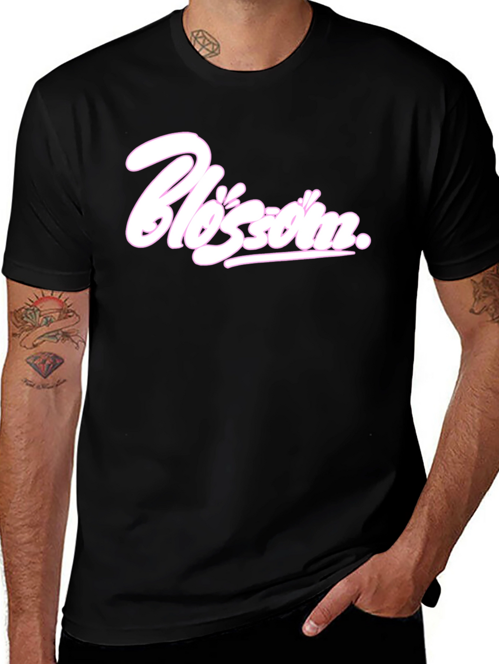 Blossom Graphic Tee - Soft Cotton Casual Wear