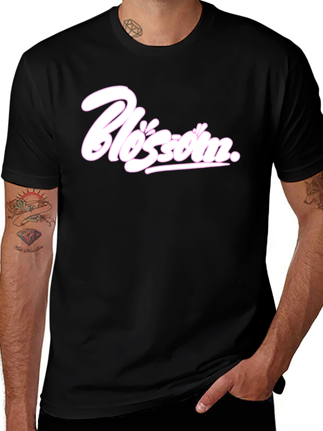 Blossom Graphic Tee - Soft Cotton Casual Wear