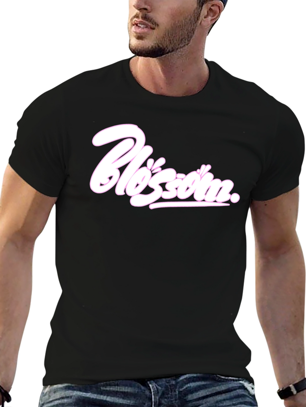 Blossom Graphic Tee - Soft Cotton Casual Wear