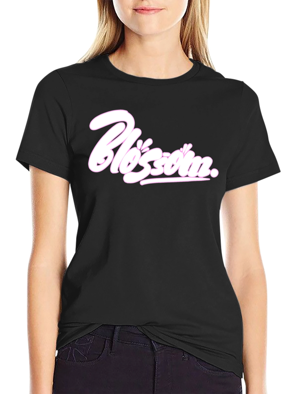 Blossom Graphic Tee - Soft Cotton Casual Wear