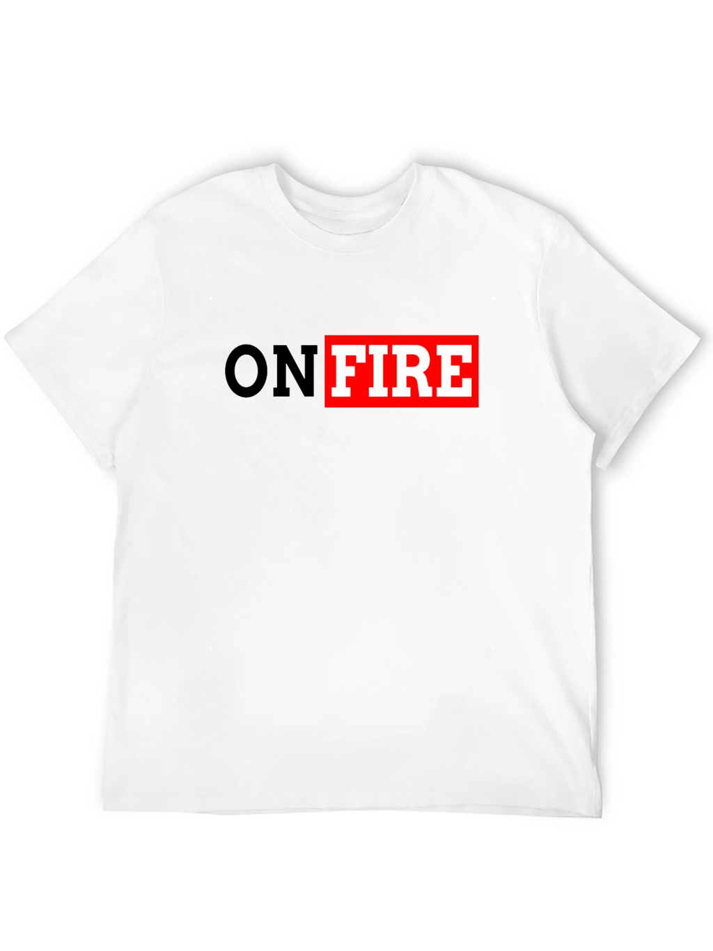 On Fire Graphic T-Shirt - Black