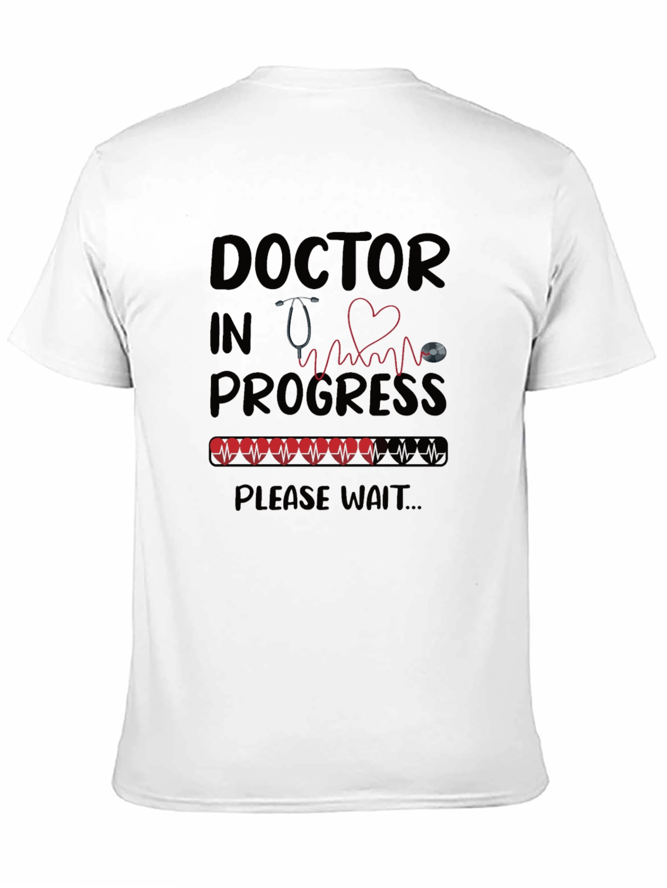 Doctor in Progress Black T-Shirt