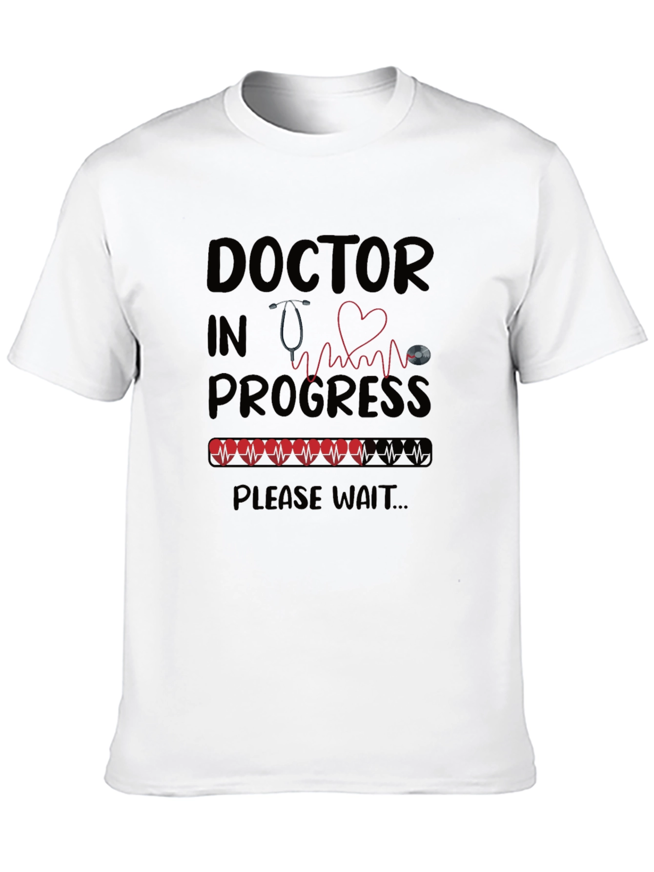 Doctor in Progress Black T-Shirt