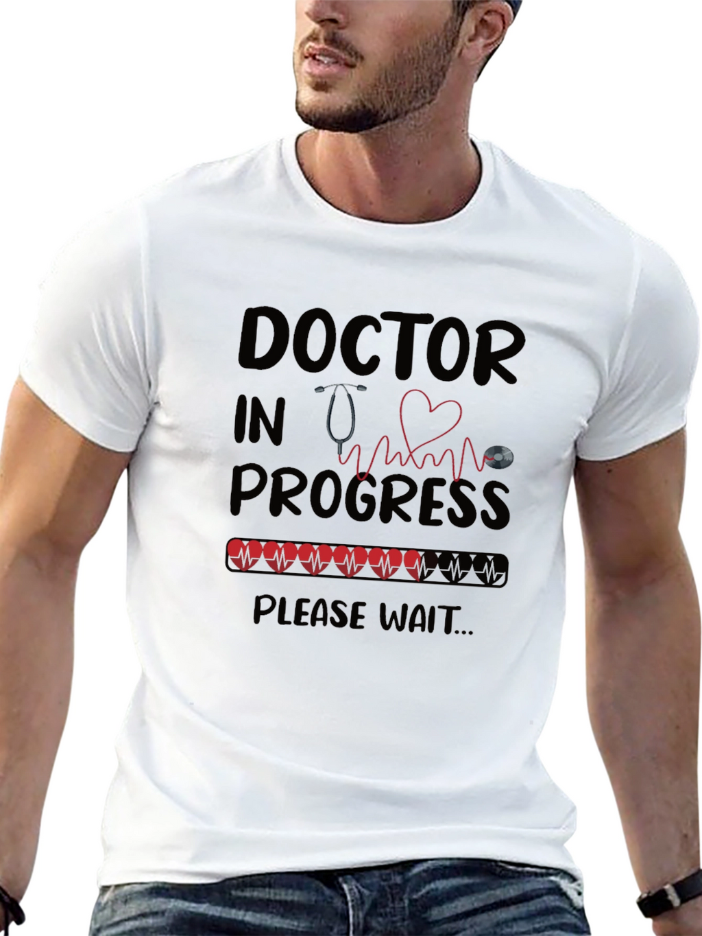 Doctor in Progress Black T-Shirt