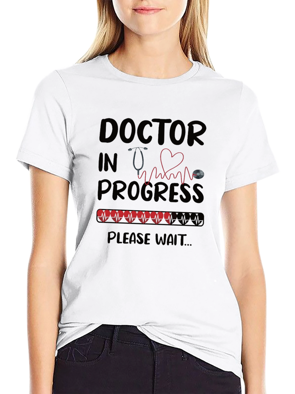 Doctor in Progress Black T-Shirt