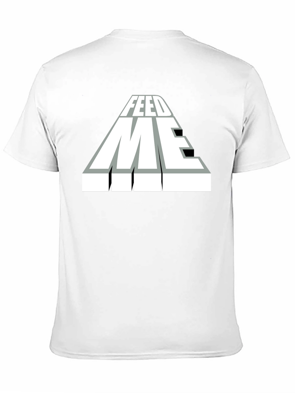 Feed Me Graphic T-Shirt - Black Cotton Blend Tee