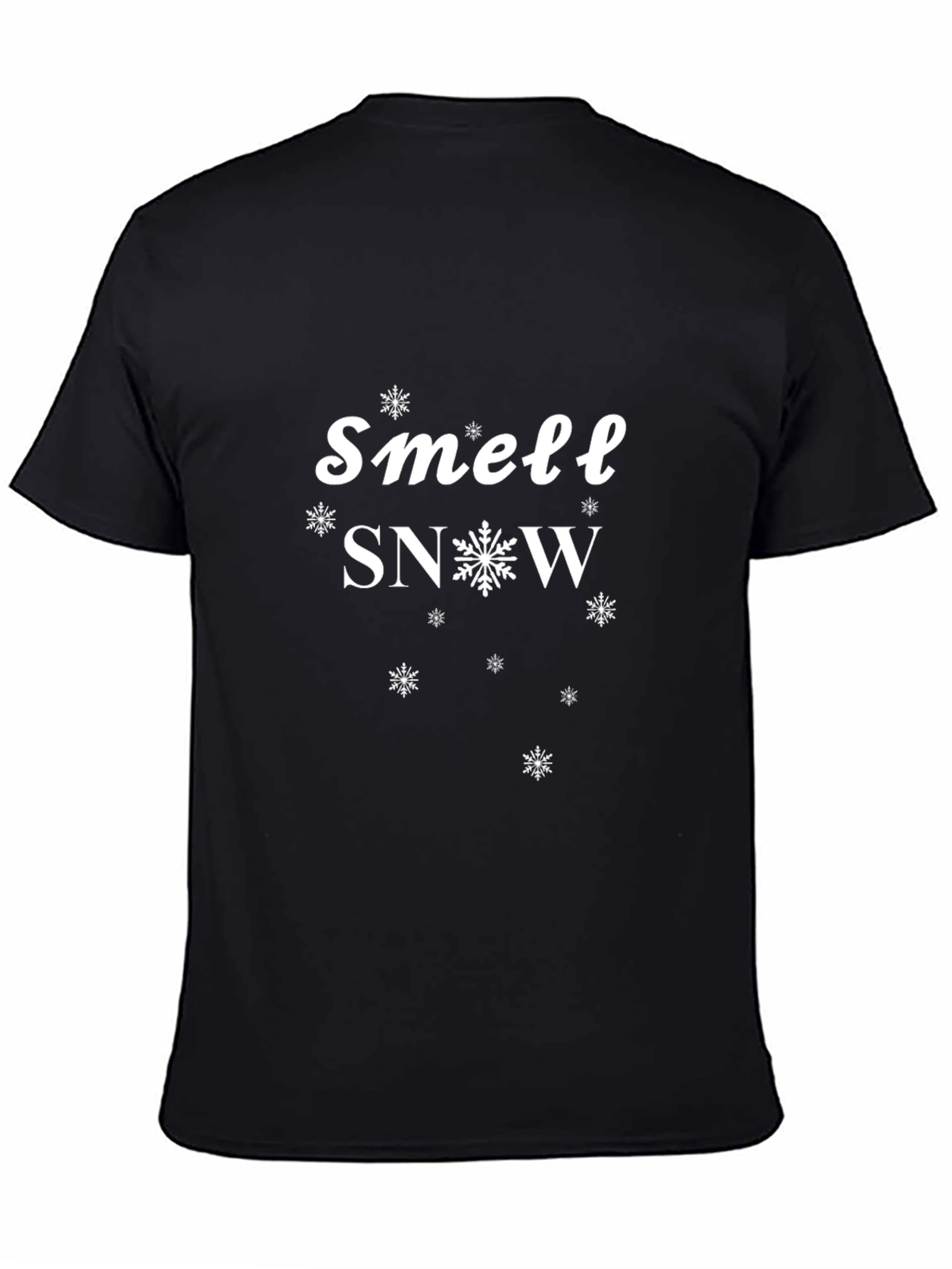 Smell Snow Graphic T-Shirt - Holiday Season Apparel