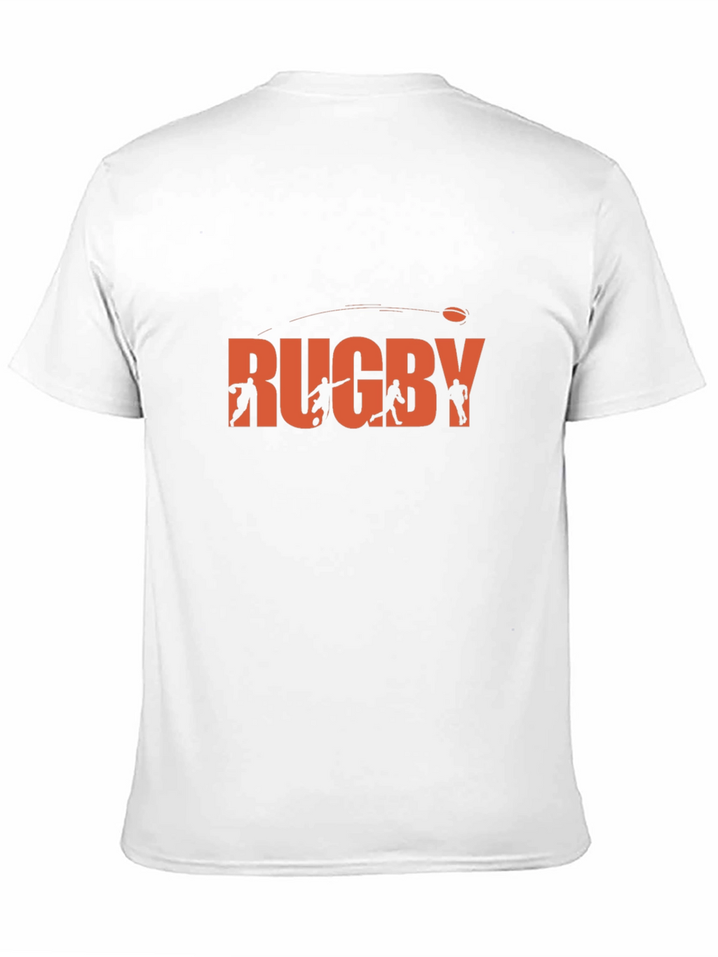 Rugby Graphic T-Shirt - Black Casual Tee