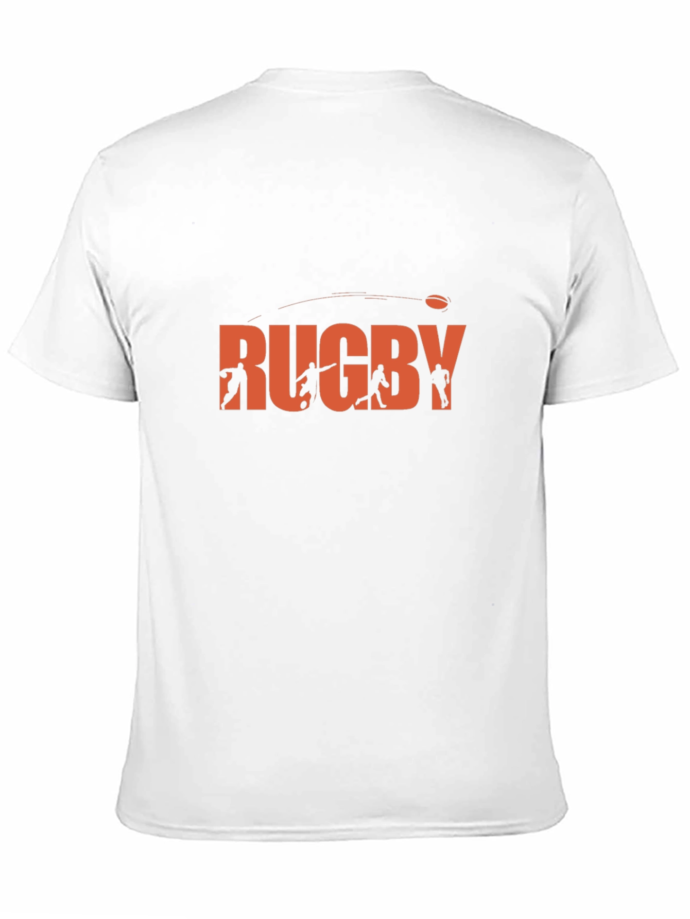 Rugby Graphic T-Shirt - Black Casual Tee