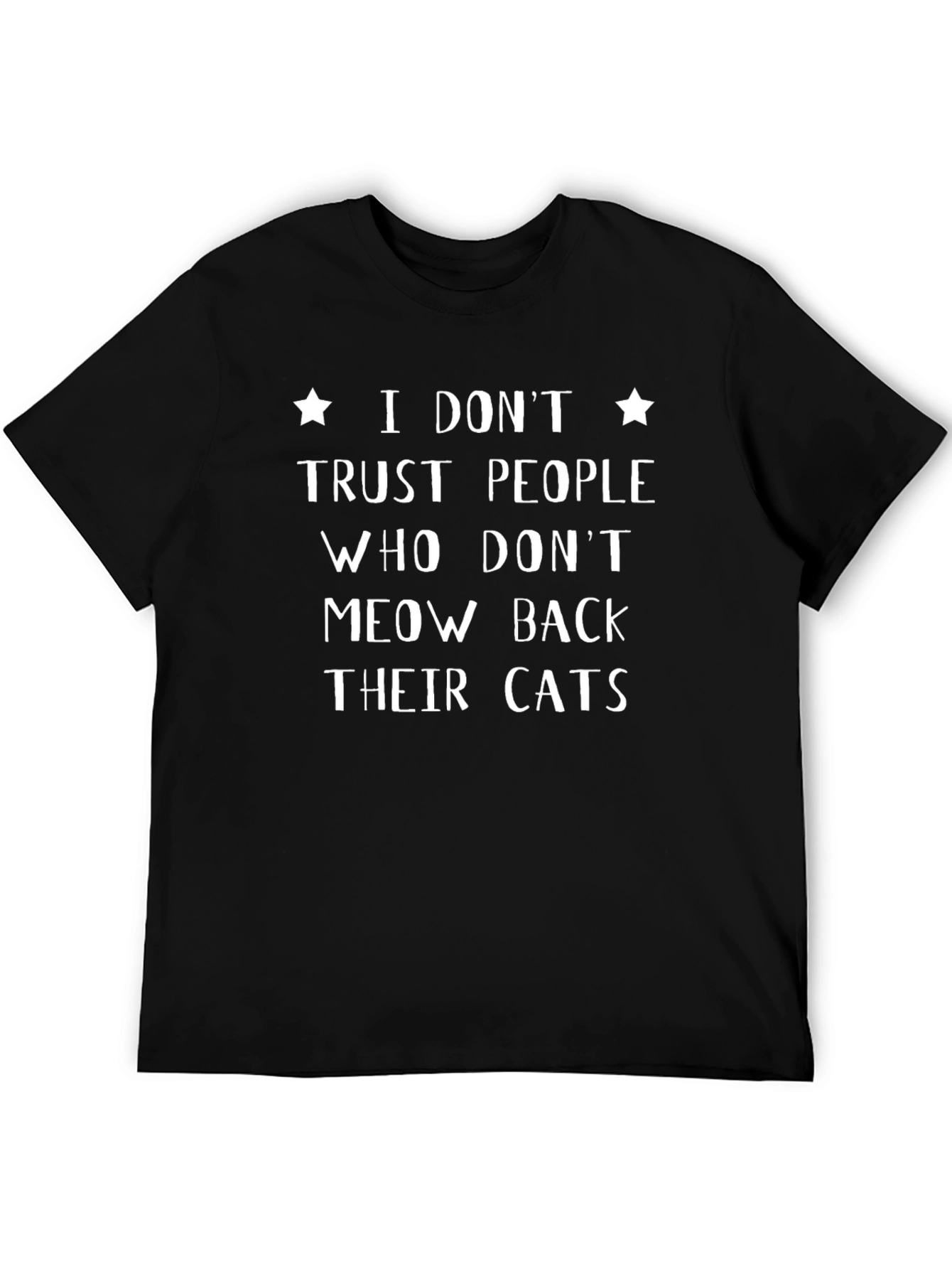Funny Cat Lover T-Shirt - Meow Back Graphic Tee