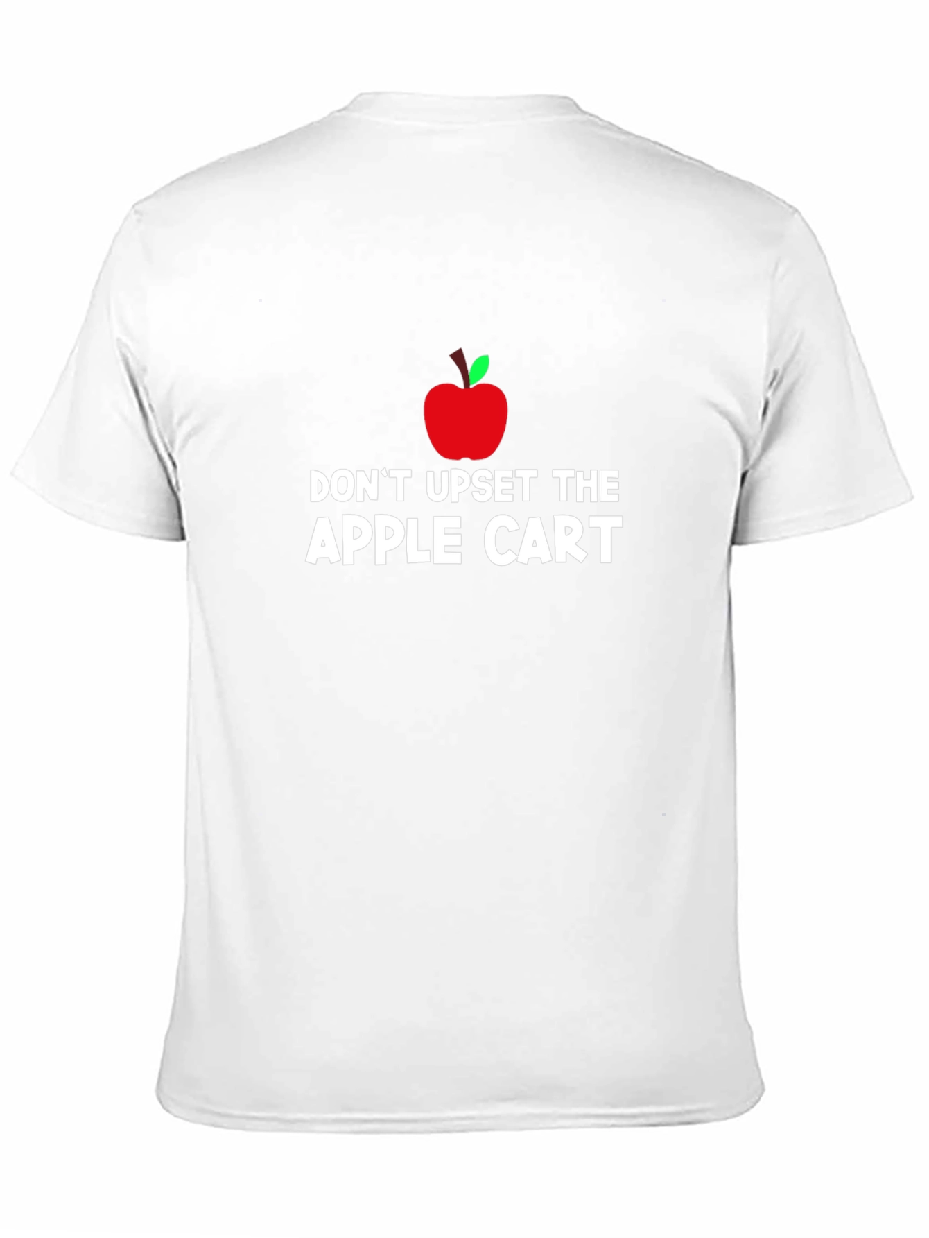 Dont Upset The Apple Cart T-Shirt - Black