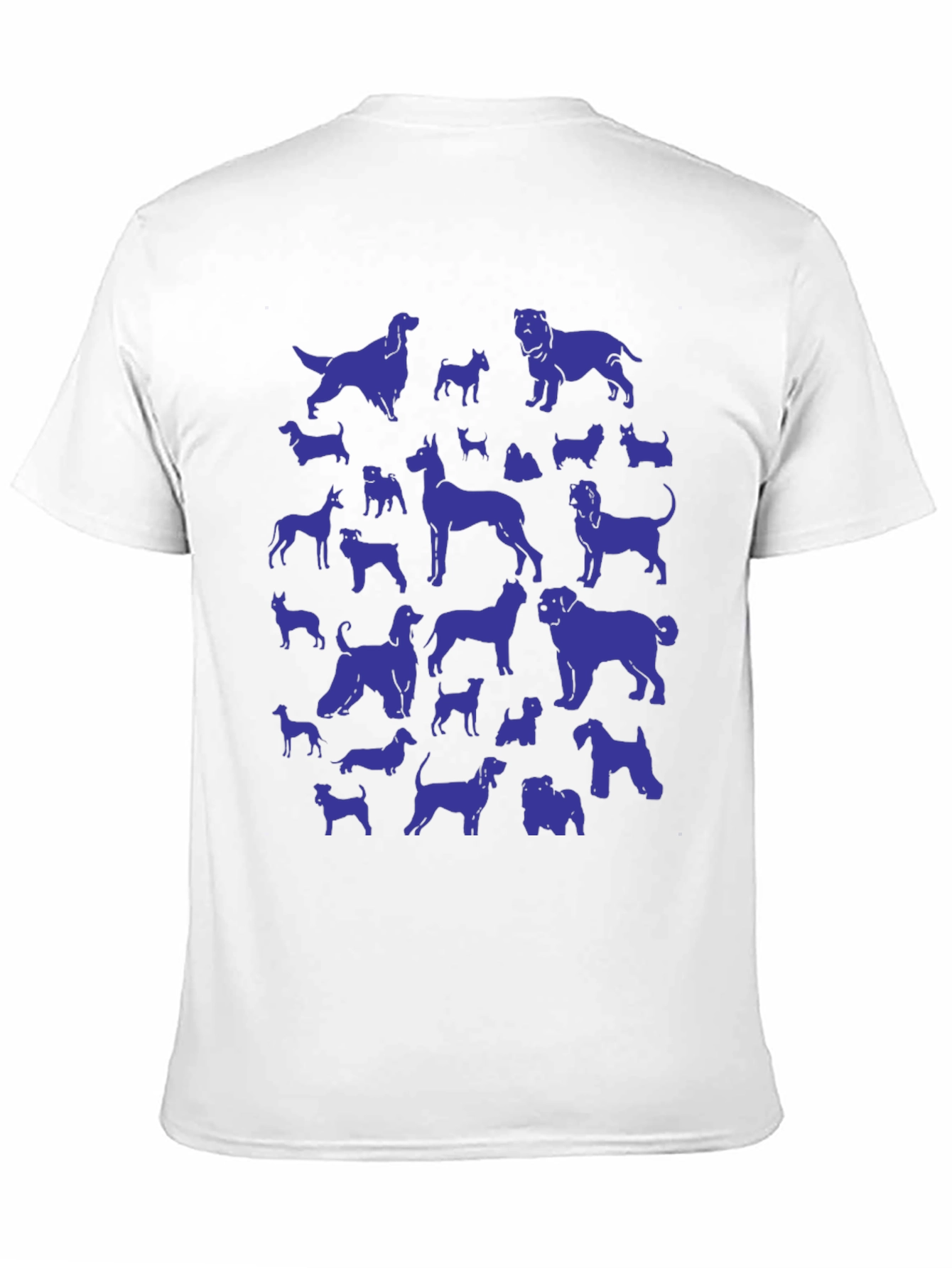 Dog Breeds Graphic Tee - Black