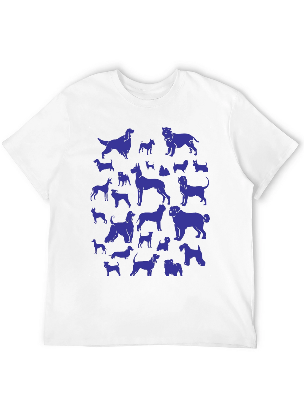 Dog Breeds Graphic Tee - Black