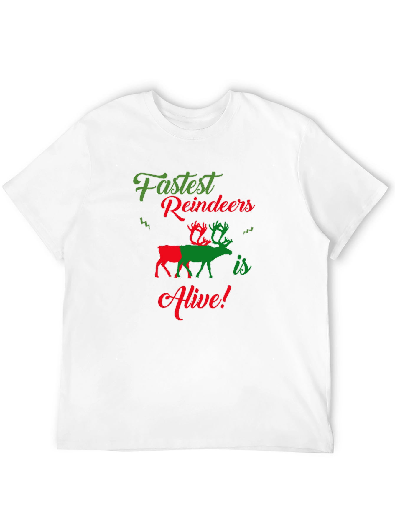 Festive Reindeer Graphic Tee
