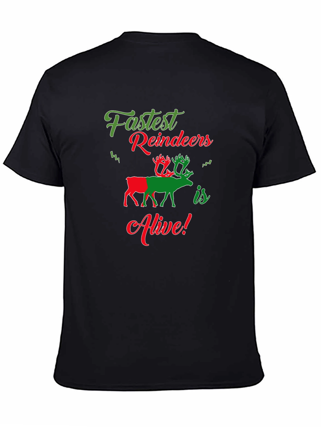 Festive Reindeer Graphic Tee