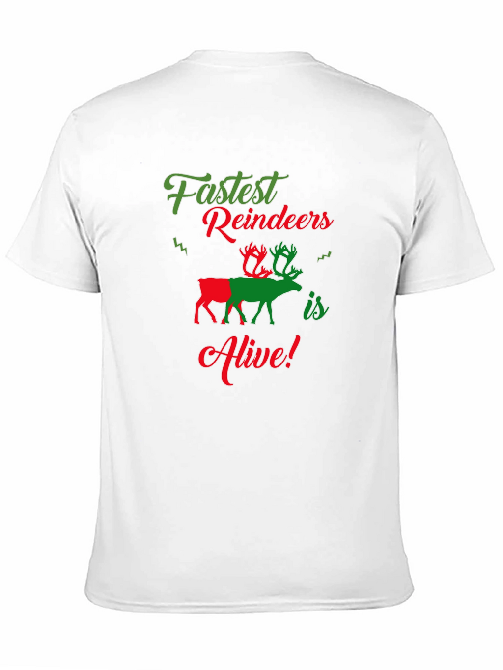 Festive Reindeer Graphic Tee