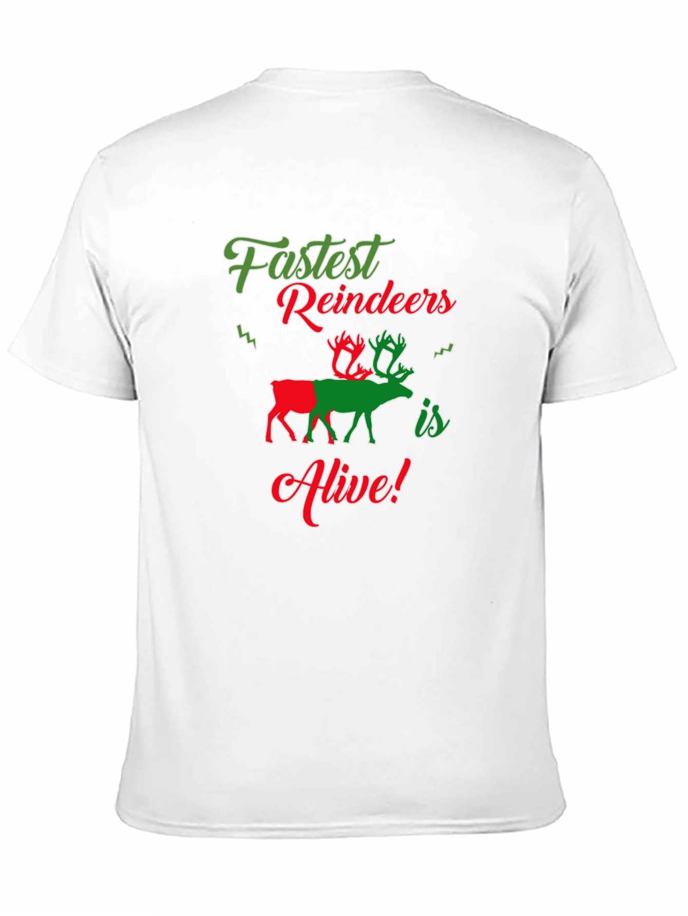 Festive Reindeer Graphic Tee