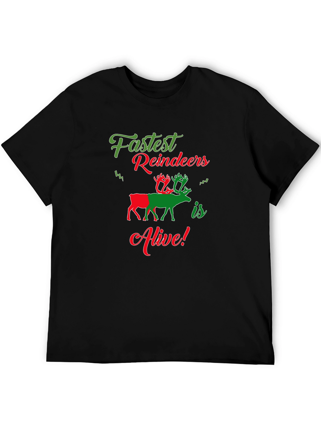 Festive Reindeer Graphic Tee