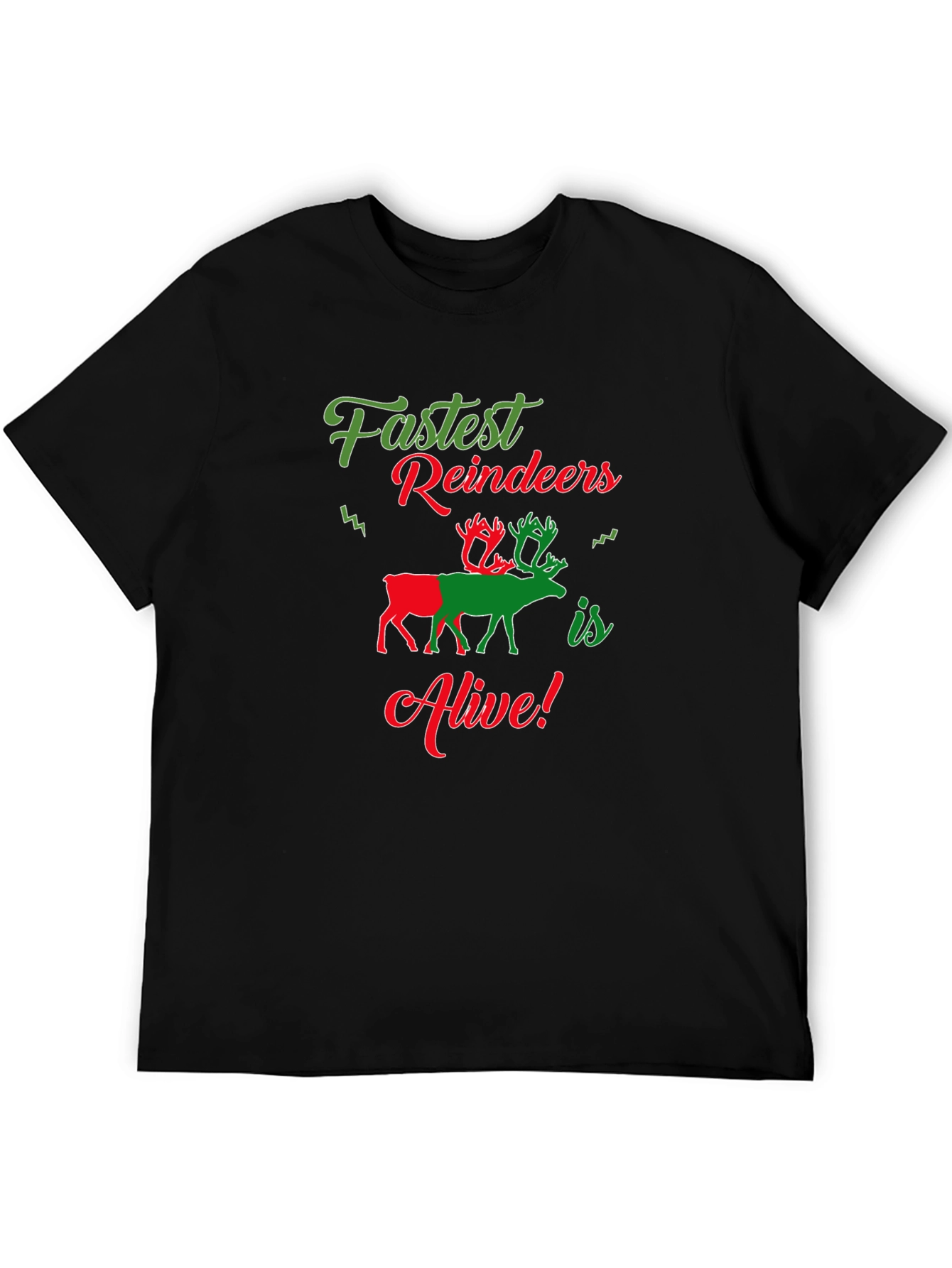 Festive Reindeer Graphic Tee
