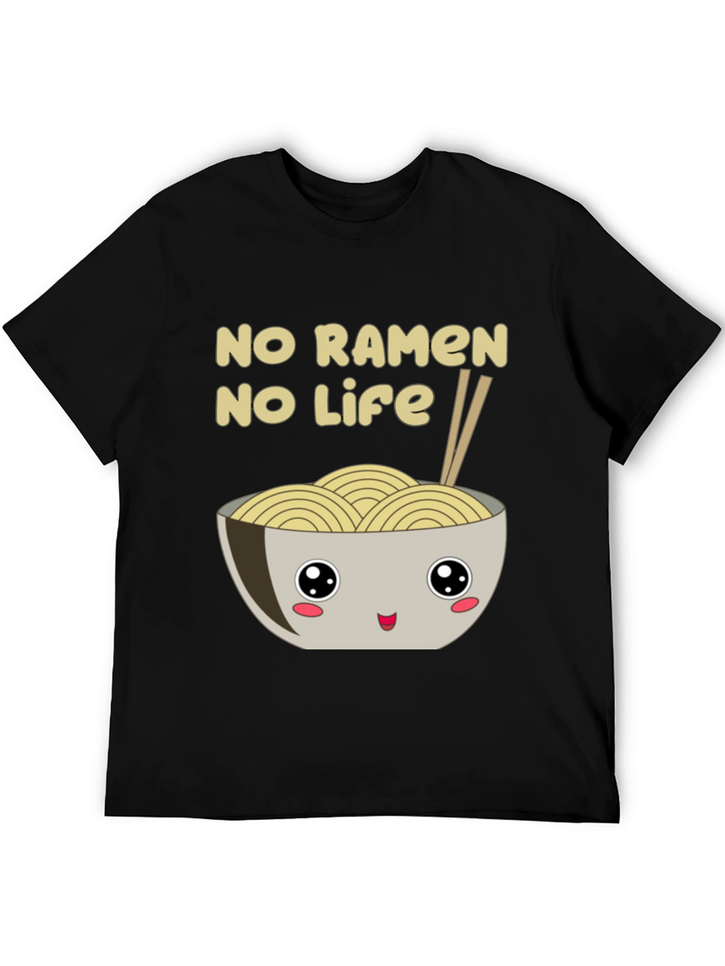 No Ramen No Life Graphic T-Shirt