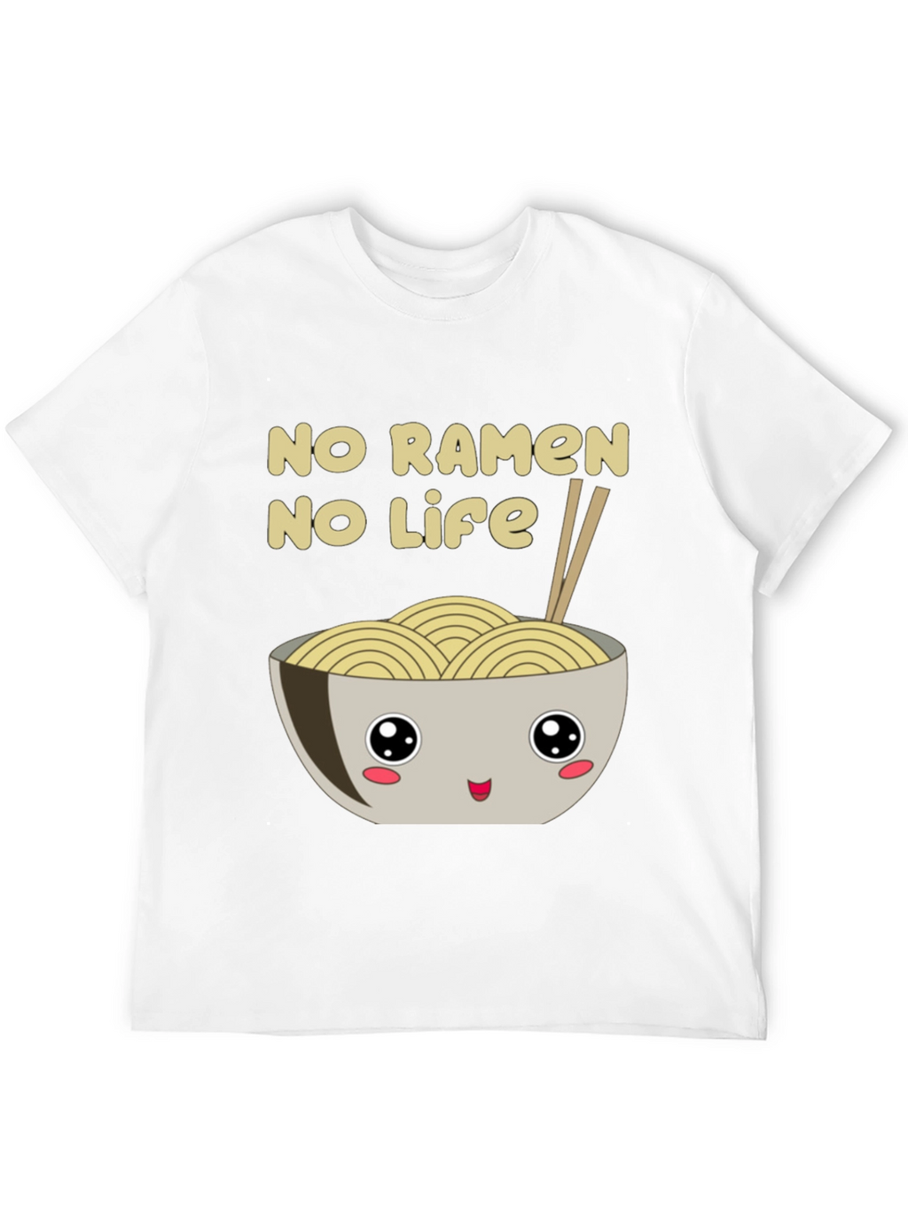 No Ramen No Life Graphic T-Shirt