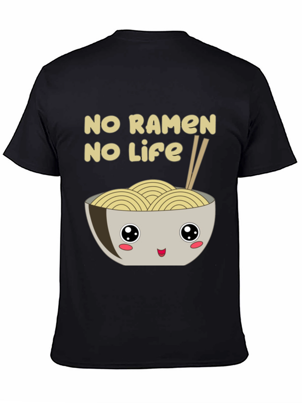 No Ramen No Life Graphic T-Shirt