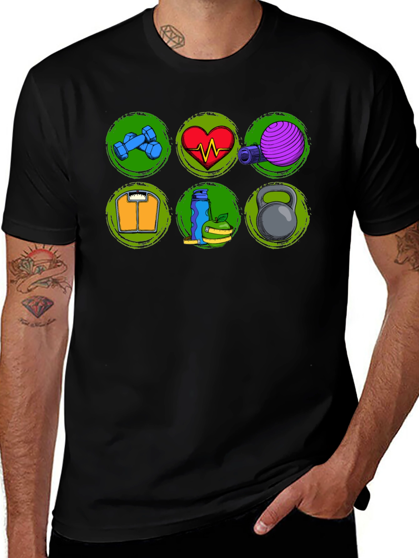 Fitness Graphic T-Shirt: Workout Motivation