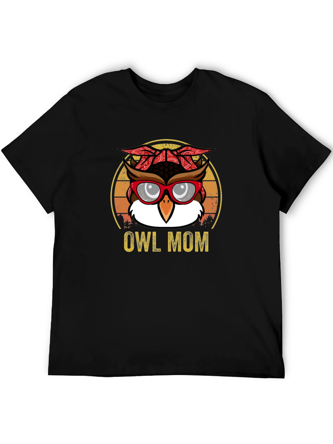 Owl Mom Graphic T-Shirt