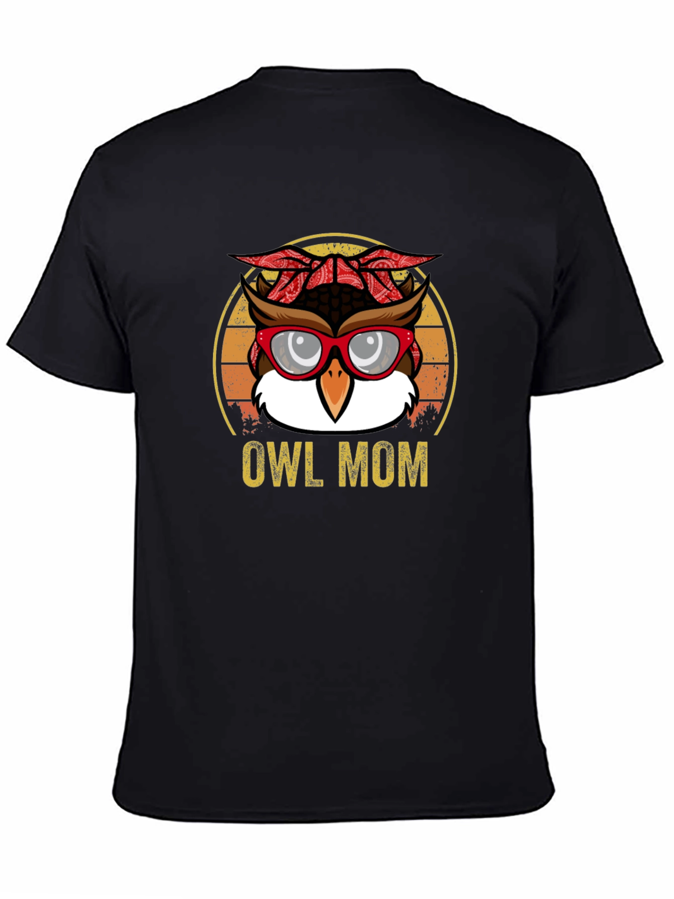 Owl Mom Graphic T-Shirt