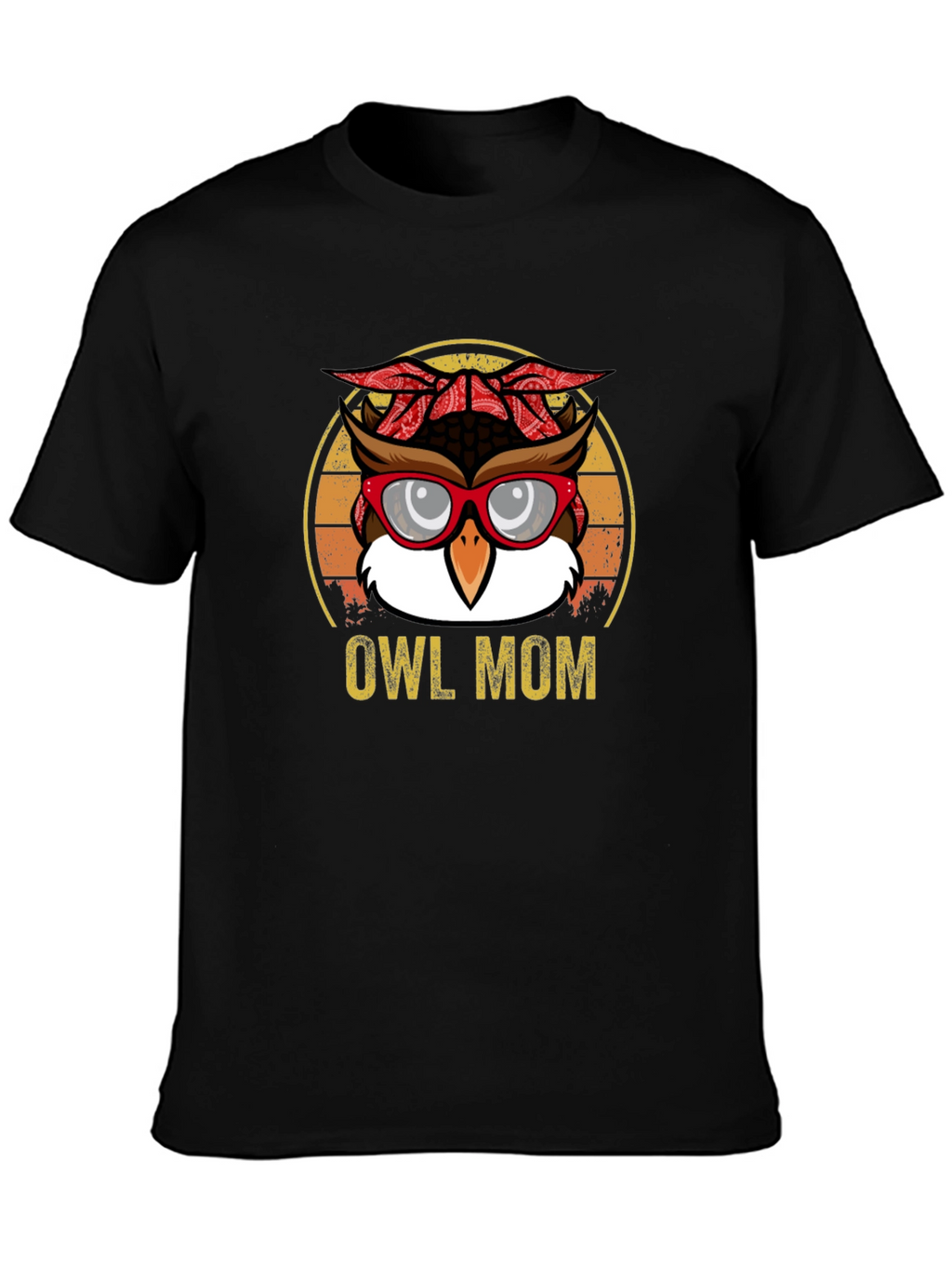 Owl Mom Graphic T-Shirt
