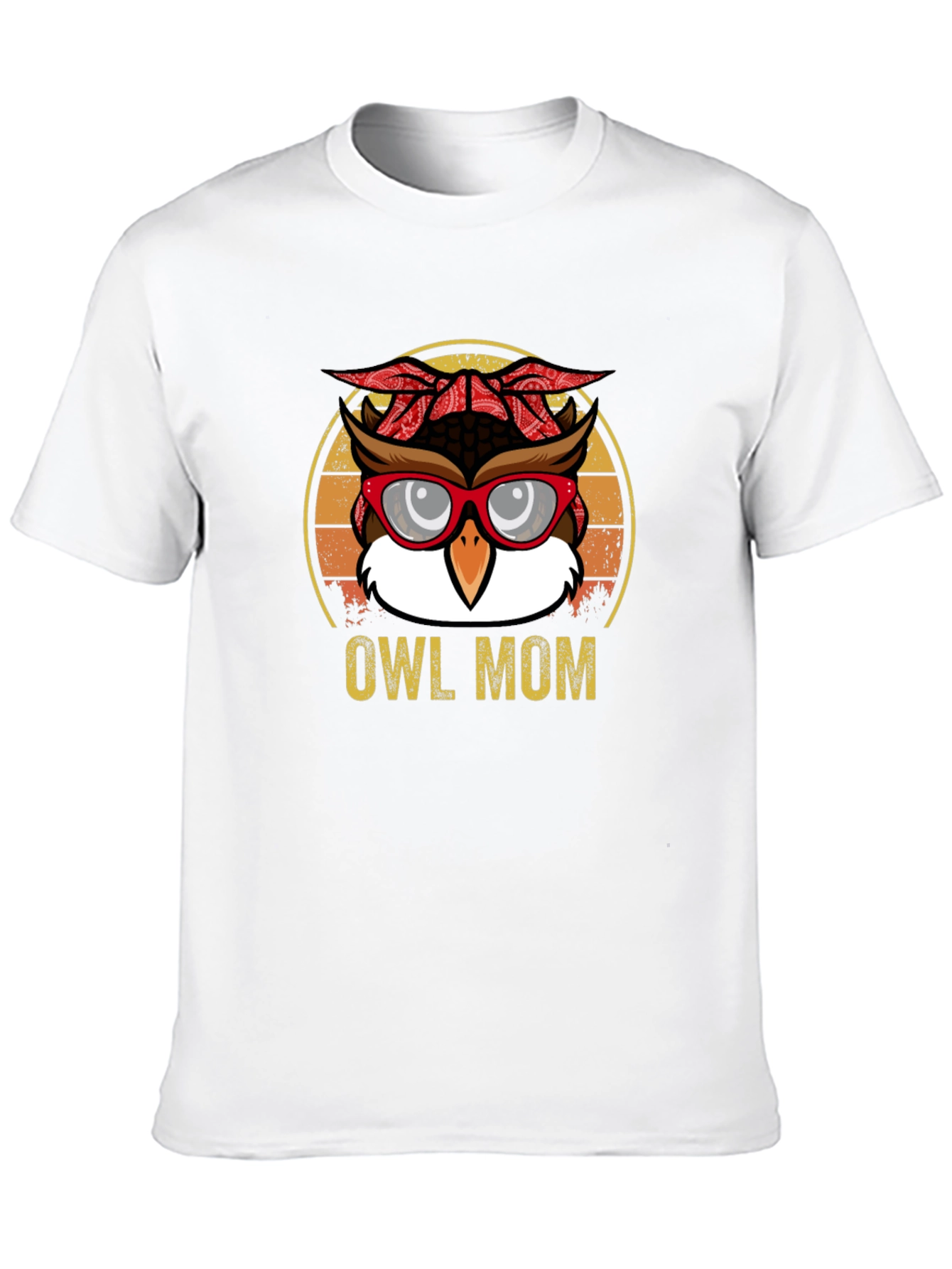 Owl Mom Graphic T-Shirt