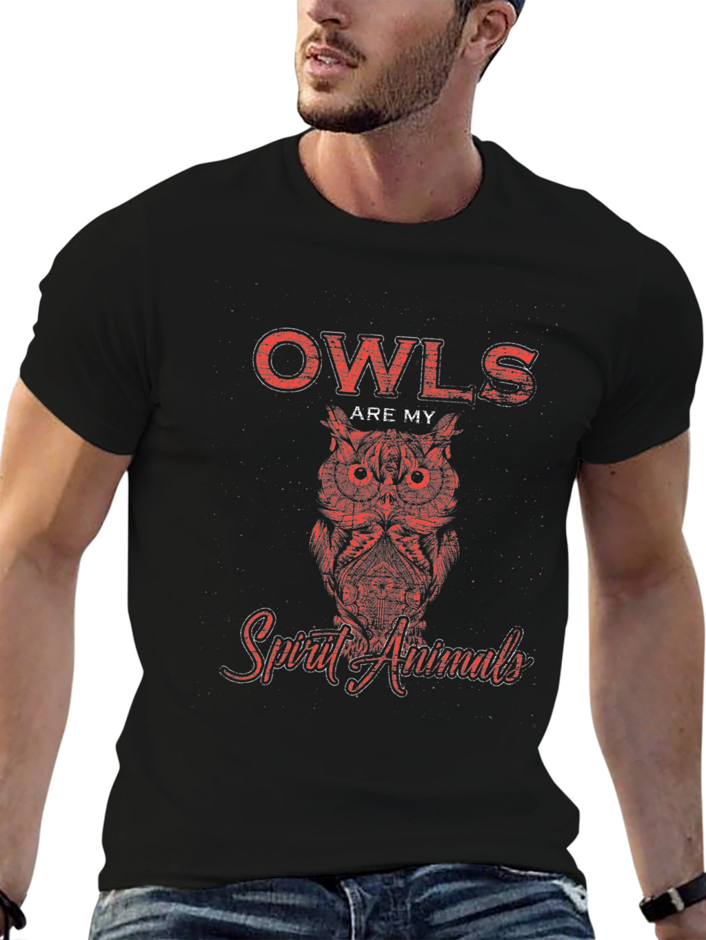Owls Are My Spirit Animal Graphic Tee