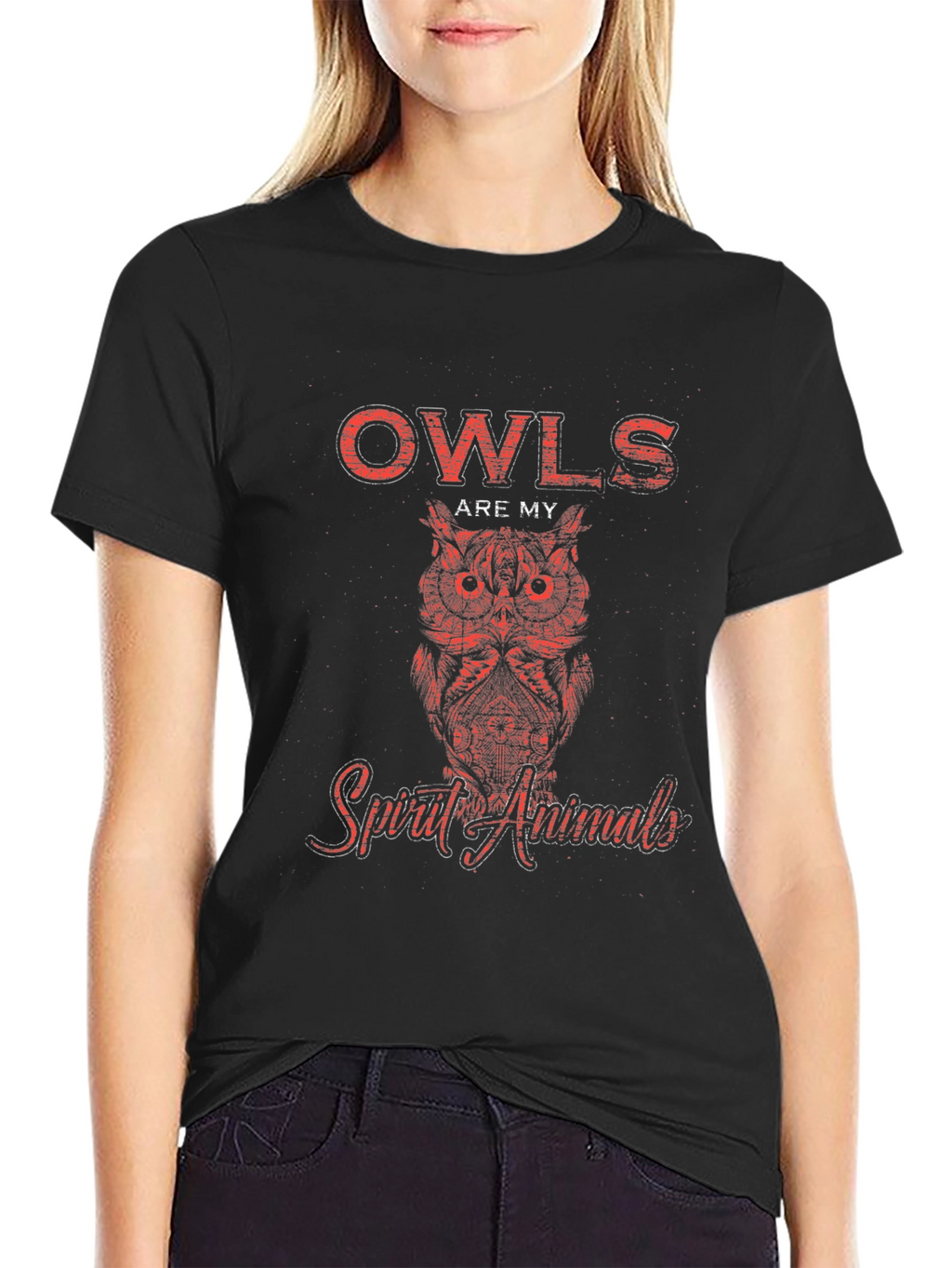 Owls Are My Spirit Animal Graphic Tee