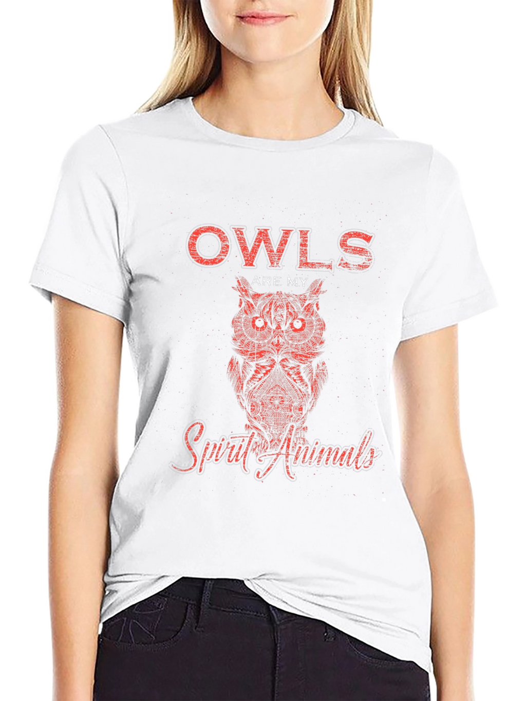 Owls Are My Spirit Animal Graphic Tee