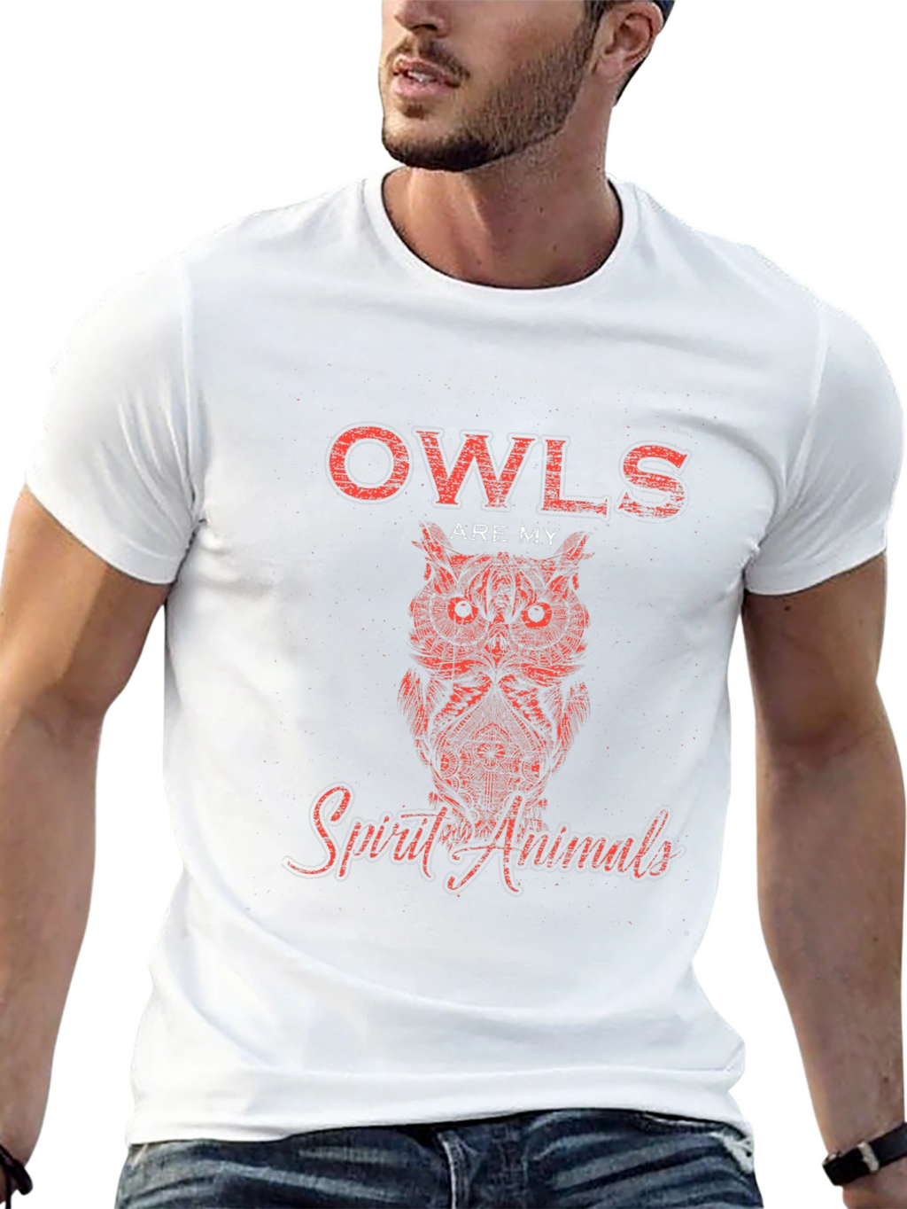 Owls Are My Spirit Animal Graphic Tee
