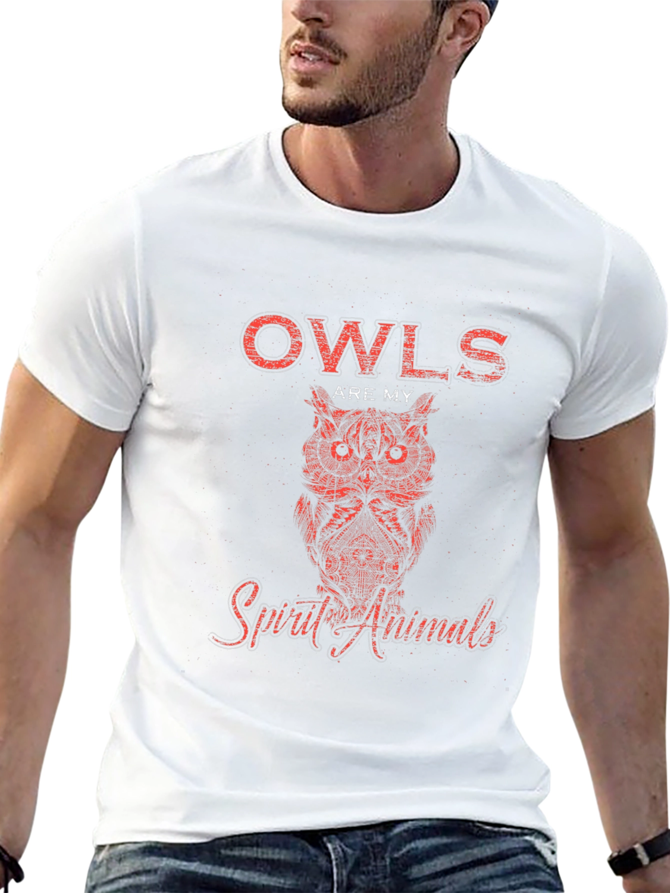 Owls Are My Spirit Animal Graphic Tee