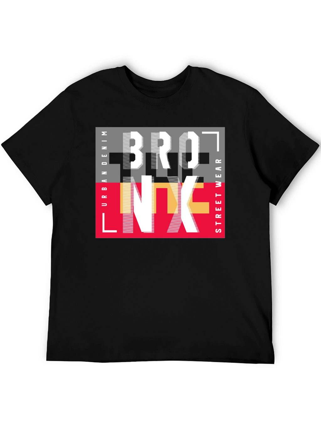 Bronx Graphic Print Mens T-Shirt
