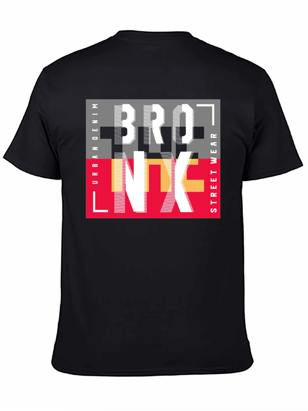 Bronx Graphic Print Mens T-Shirt