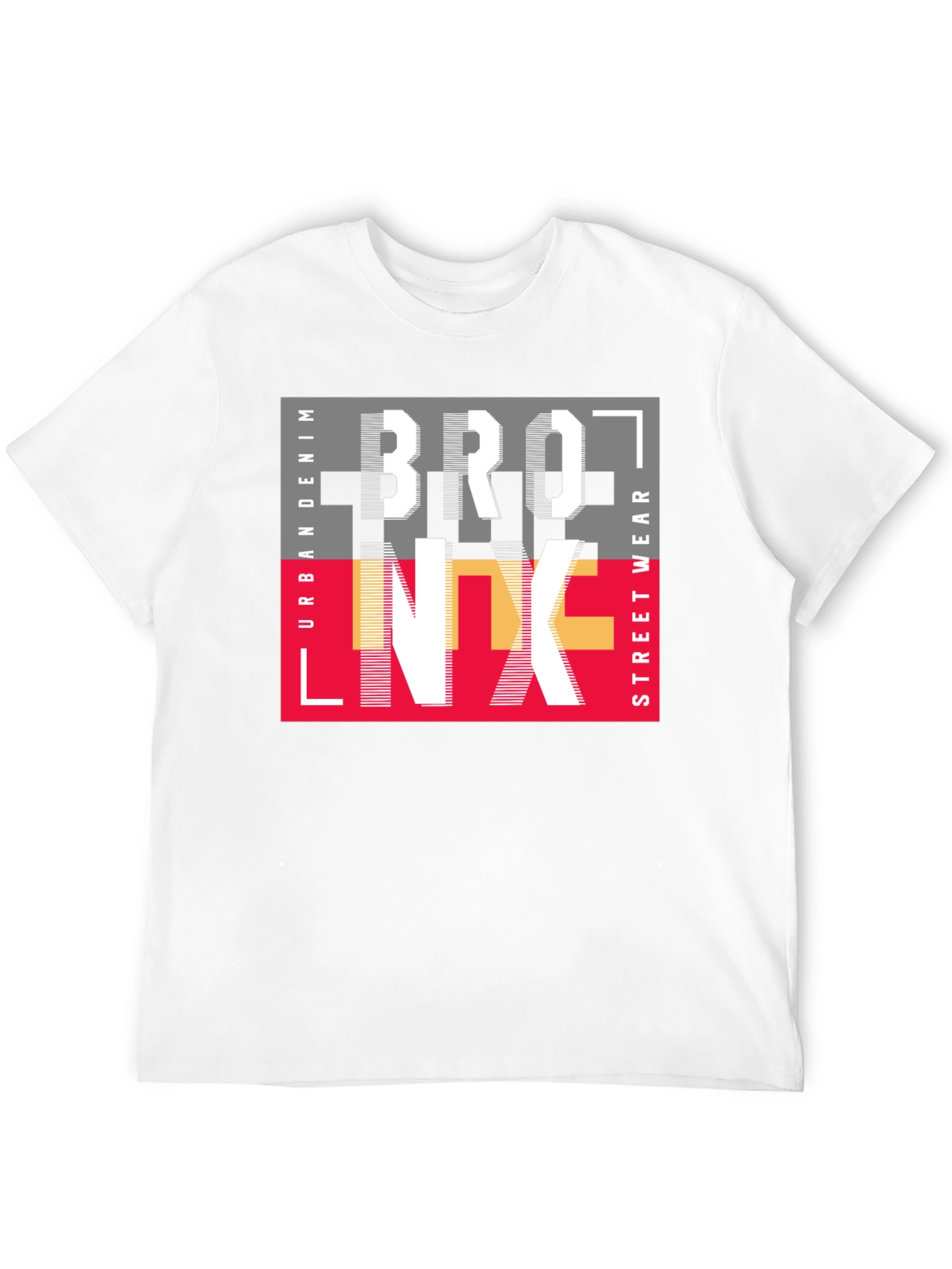 Bronx Graphic Print Mens T-Shirt